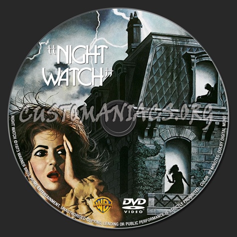 Night Watch (1973) dvd label