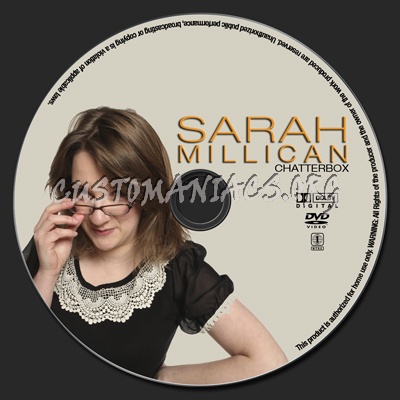 Sarah Millican - Chatterbox dvd label