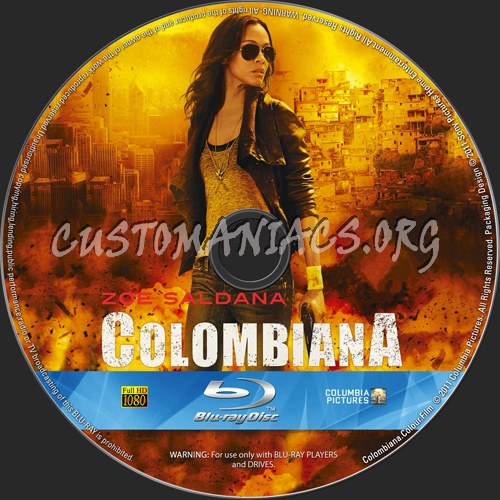 Colombiana blu-ray label