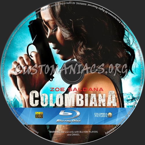 Colombiana blu-ray label