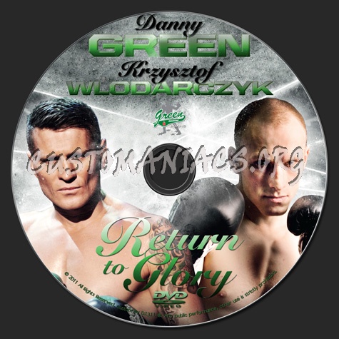 Danny Green vs Krzysztof Wlodarczyk dvd label