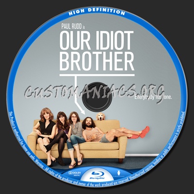 Our Idiot Brother blu-ray label