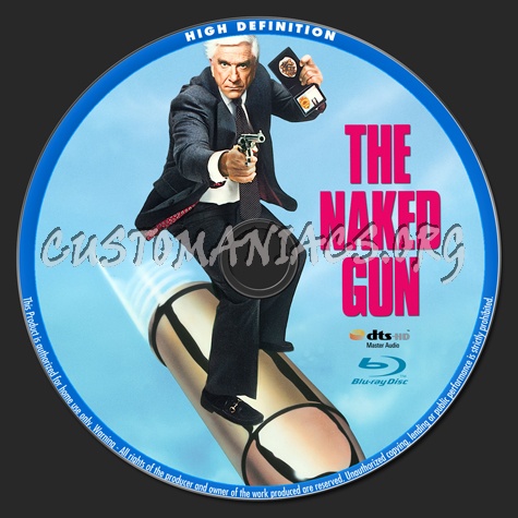 The Naked Gun blu-ray label