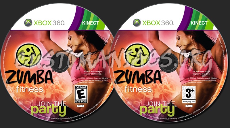 Zumba Fitness Party dvd label