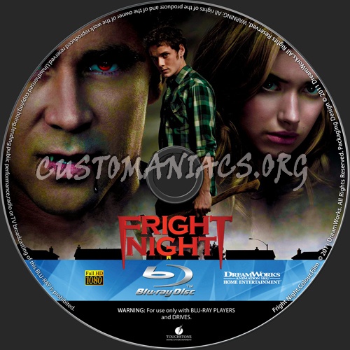 Fright Night blu-ray label