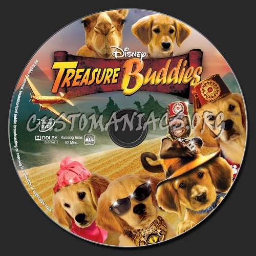 Treasure Buddies dvd label