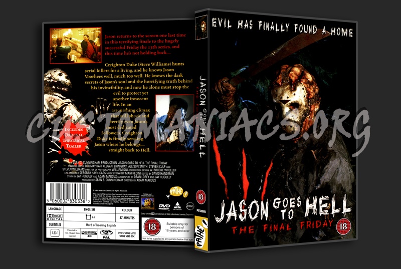 Friday The 13th Part 9-The Final Friday dvd cover