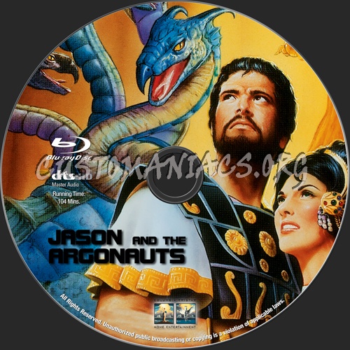 Jason and the Argonauts blu-ray label