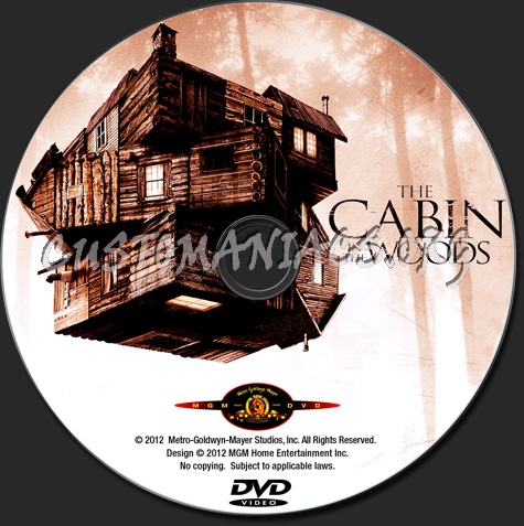 The Cabin In The Woods dvd label
