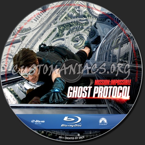 Mission: Impossible - Ghost Protocol blu-ray label