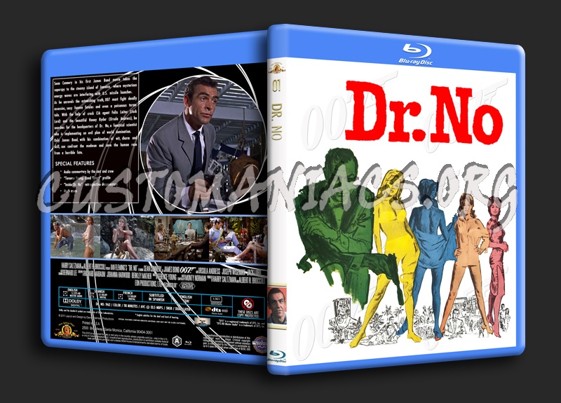 Dr No blu-ray cover