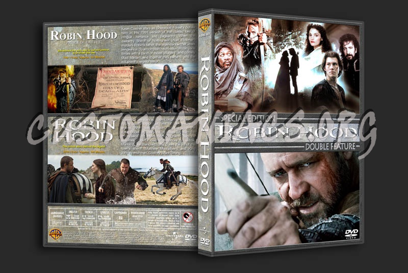 Robin Hood Double Feature dvd cover