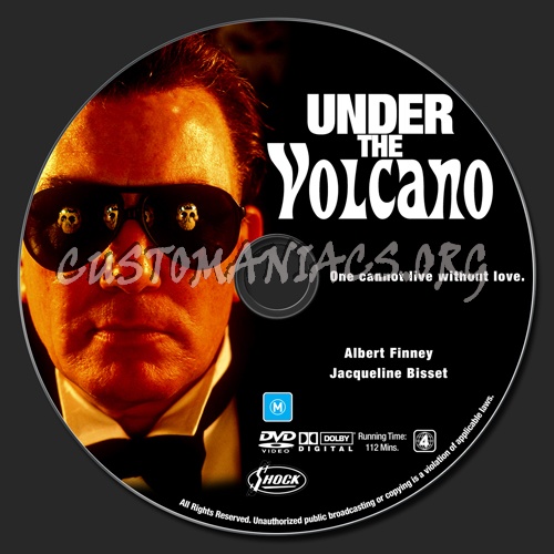 Under The Volcano dvd label