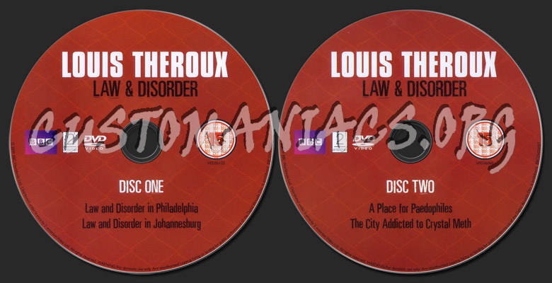 Louis Theroux Law & Disorder dvd label