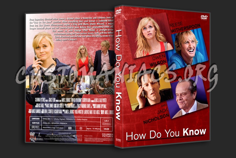 How Do You Know dvd cover