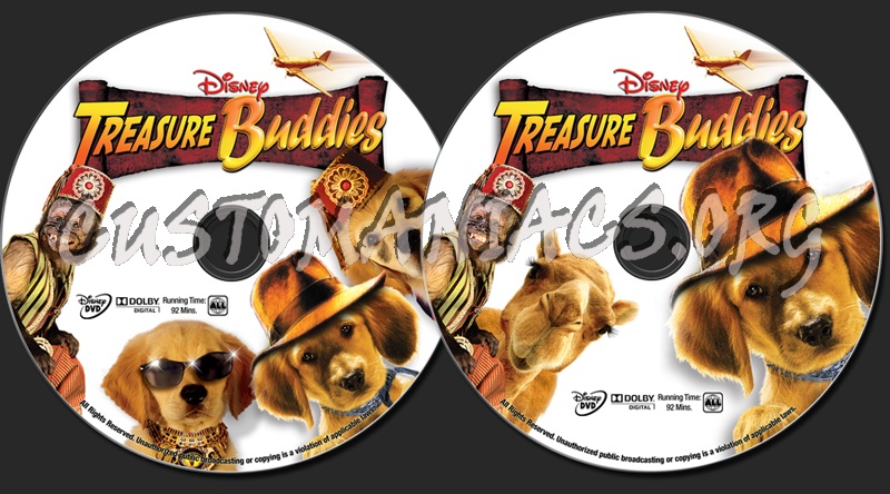 Treasure Buddies dvd label