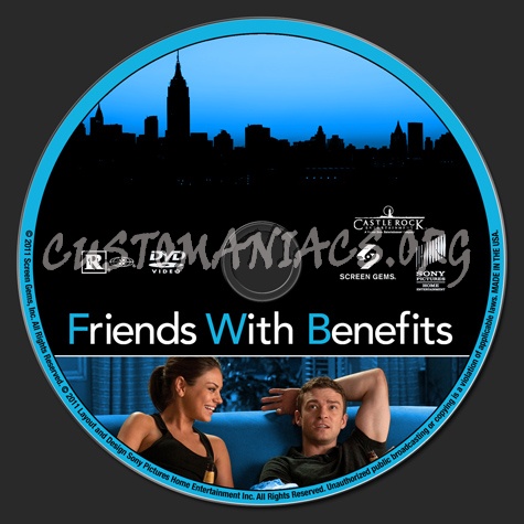 Friends With Benefits dvd label