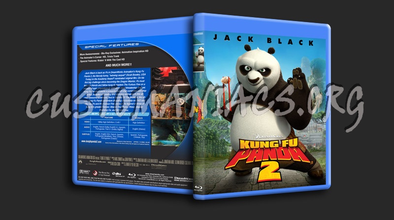 Kung Fu Panda 2 blu-ray cover