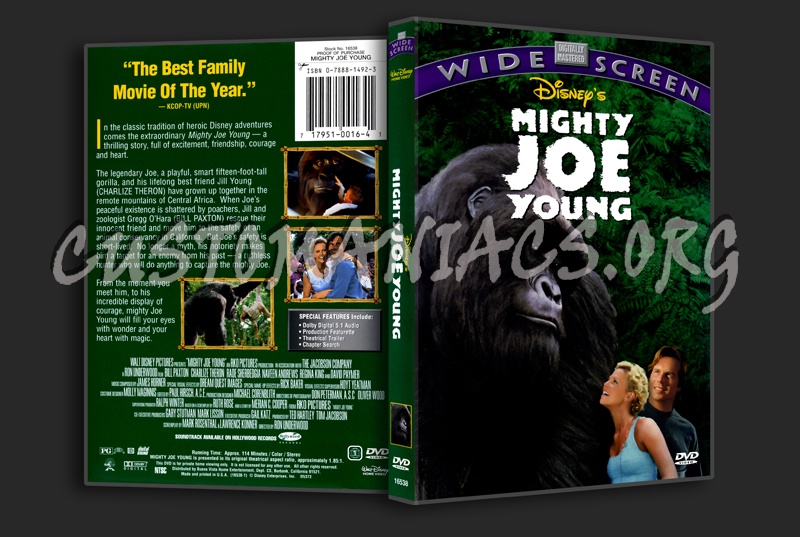 Mighty Joe Young dvd cover