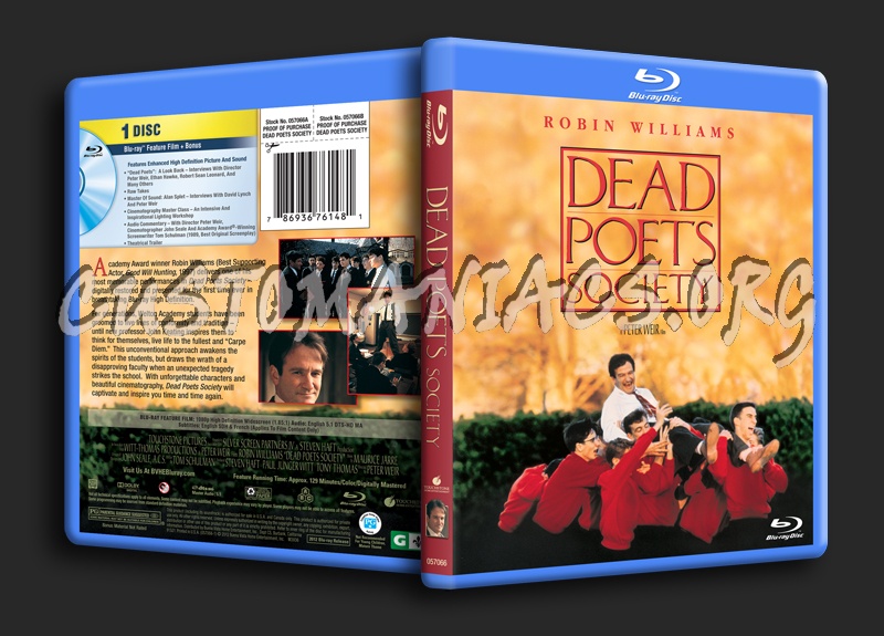 Dead Poets Society blu-ray cover