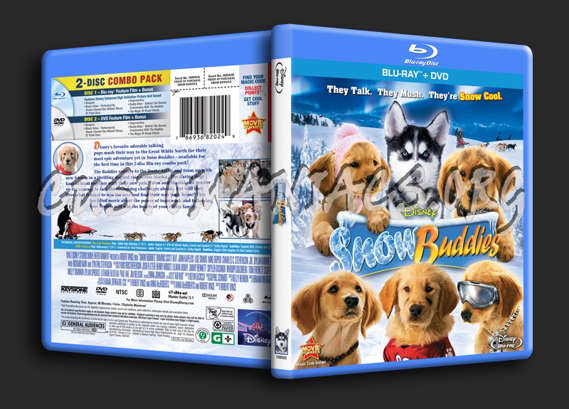 Snow Buddies blu-ray cover