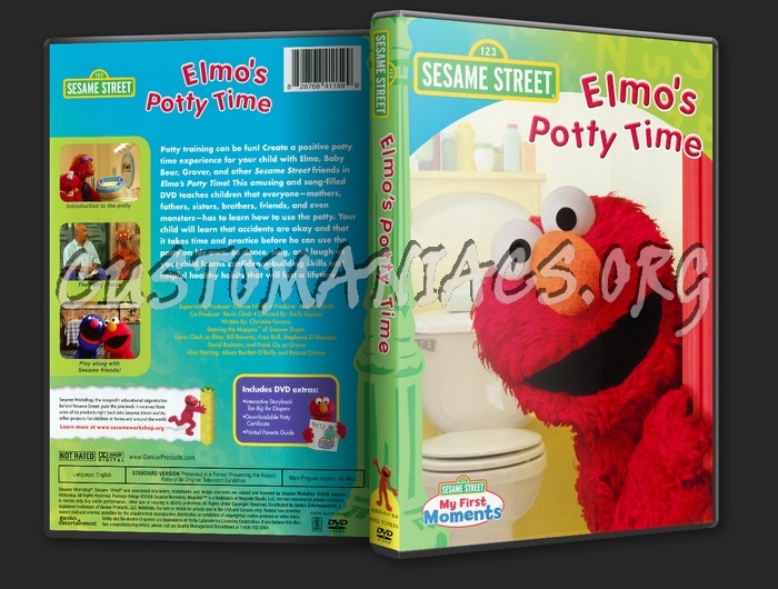 Elmo's Potty Time dvd cover