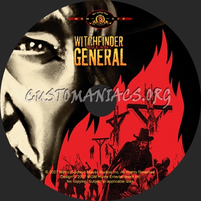 Witchfinder General dvd label