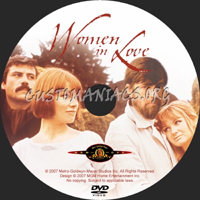 Women in Love dvd label