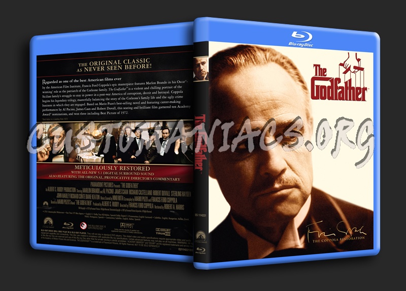 The Godfather blu-ray cover