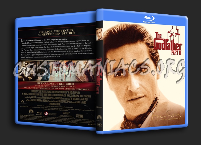 The Godfather Part II blu-ray cover