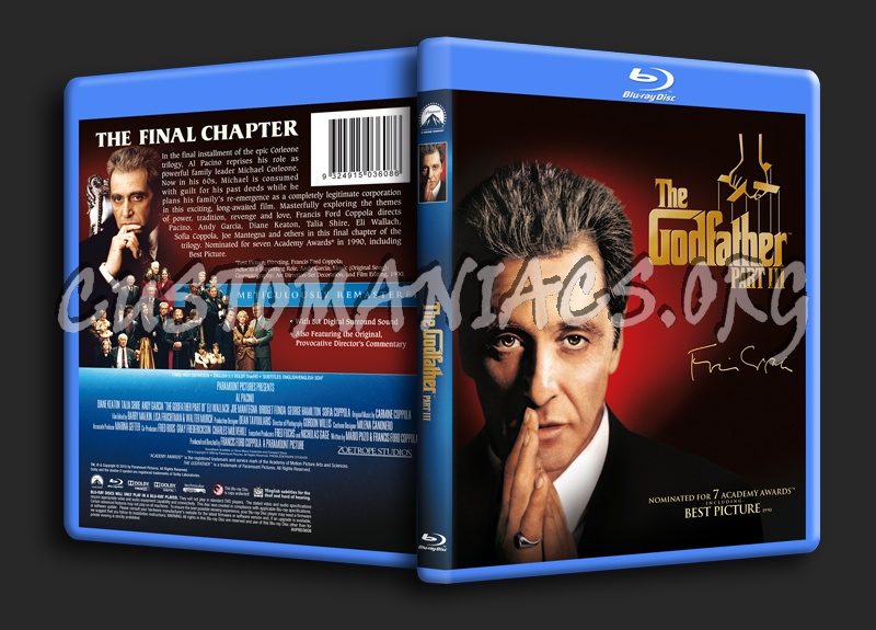 The Godfather Part III blu-ray cover