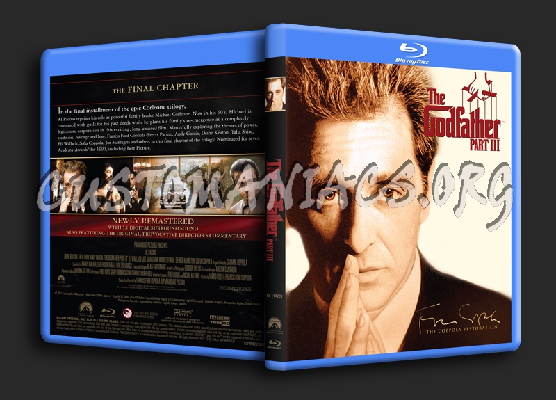 The Godfather Part III blu-ray cover