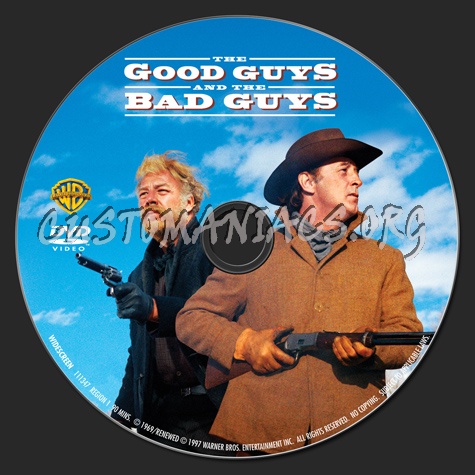 The Good Guys and the Bad Guys dvd label