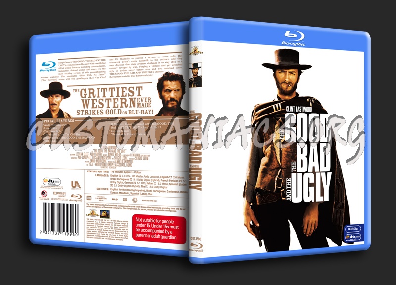 The Good, The Bad and the Ugly blu-ray cover
