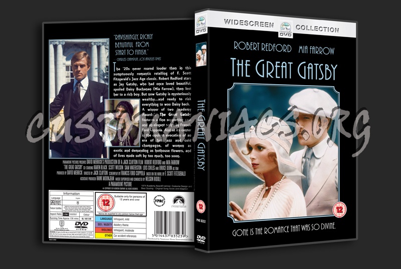 The Great Gatsby dvd cover