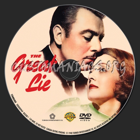 The Great Lie dvd label