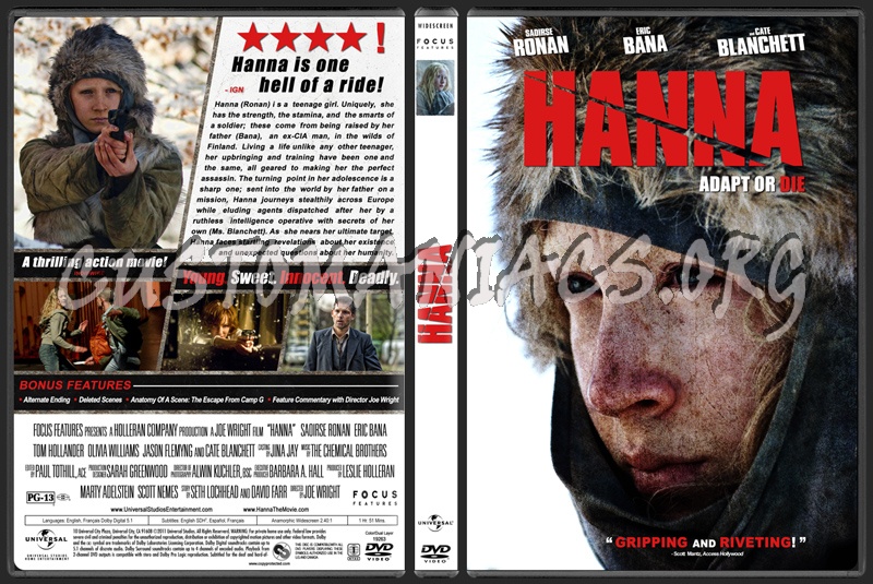 Hanna dvd cover