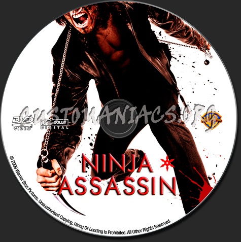 Ninja Assassin dvd label