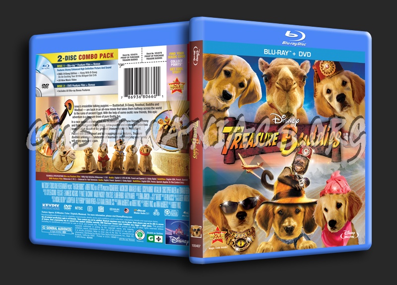 Treasure Buddies blu-ray cover