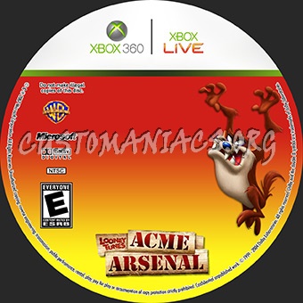 Looney Tunes Acme Arsenal dvd label