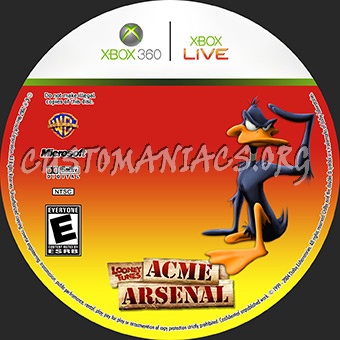 Looney Tunes Acme Arsenal dvd label