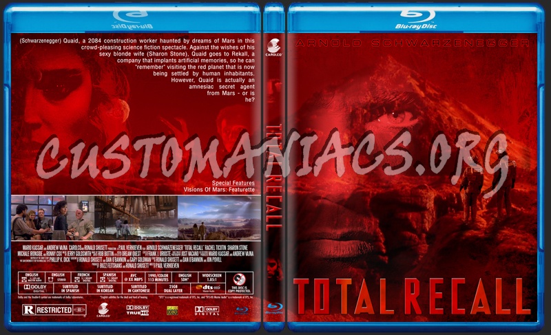 Total Recall blu-ray cover