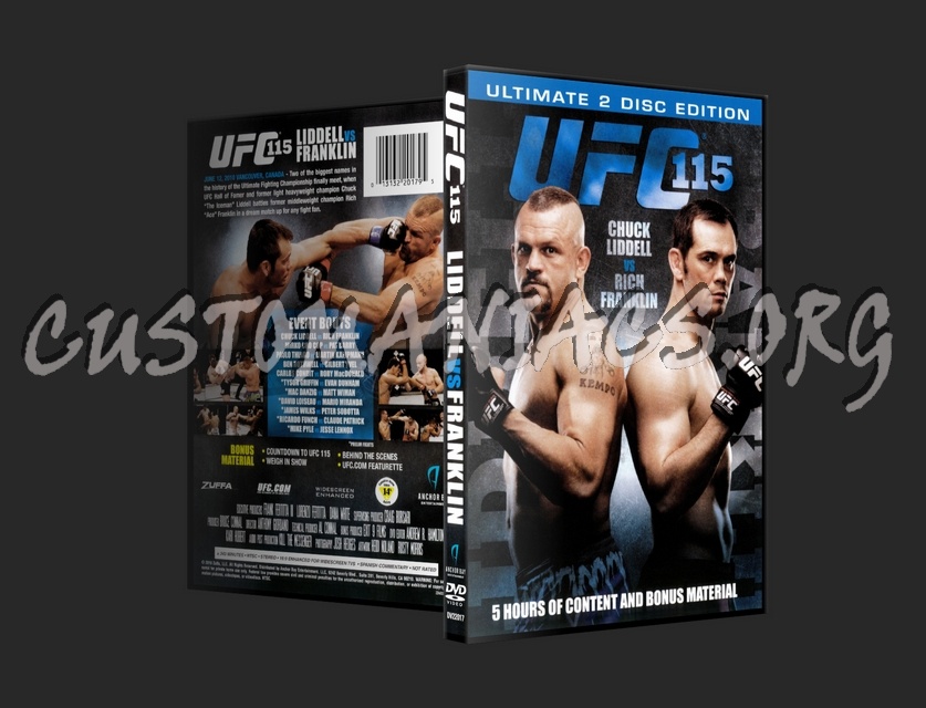 UFC 115 Liddell vs Franklin dvd cover