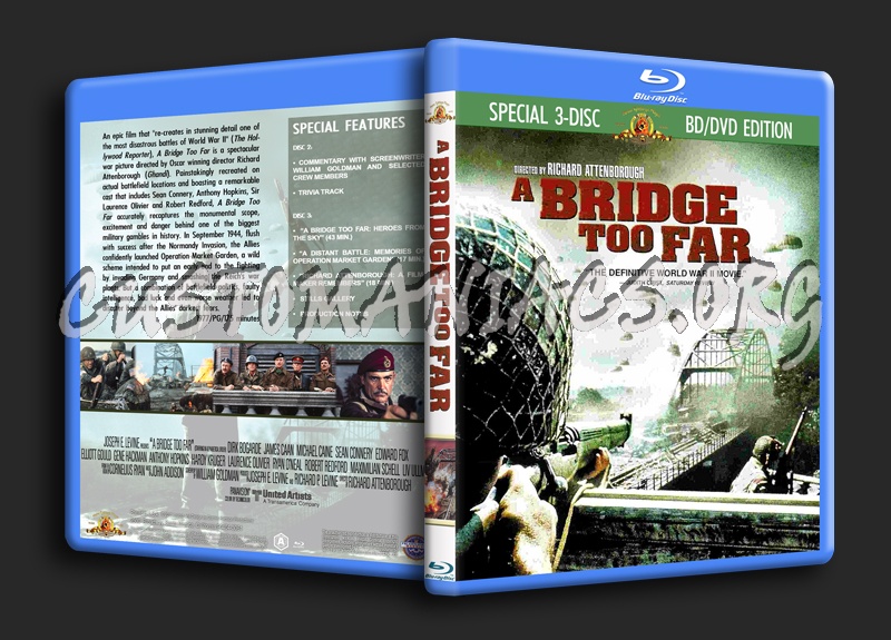 A Bridge Too Far blu-ray cover