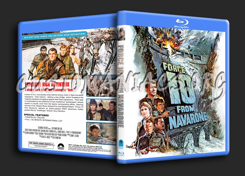 Force 10 From Navarone blu-ray cover