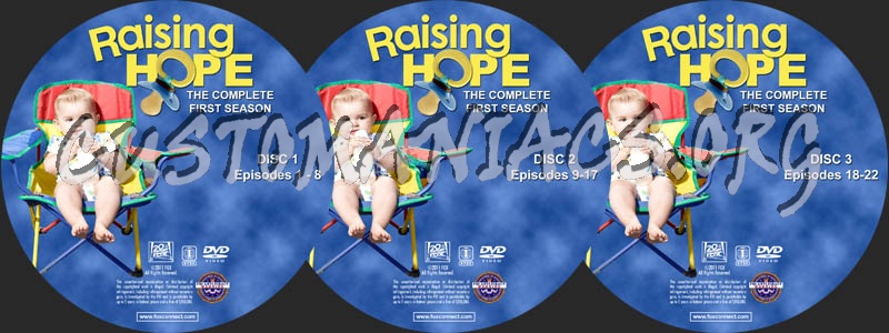 Raising Hope - Season 1 dvd label