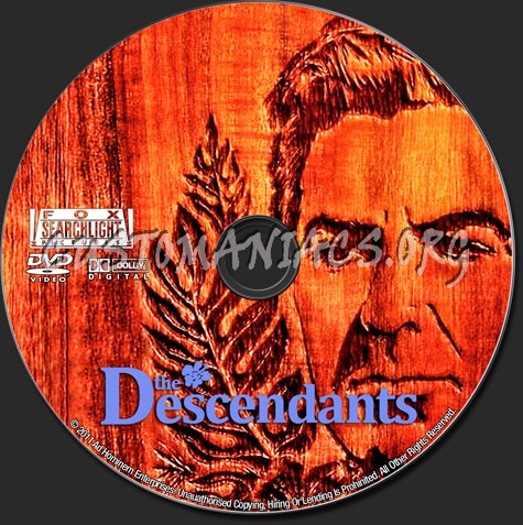 The Descendants dvd label