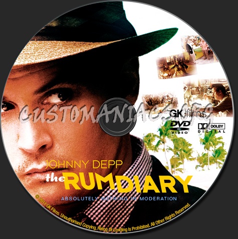 The Rum Diary dvd label