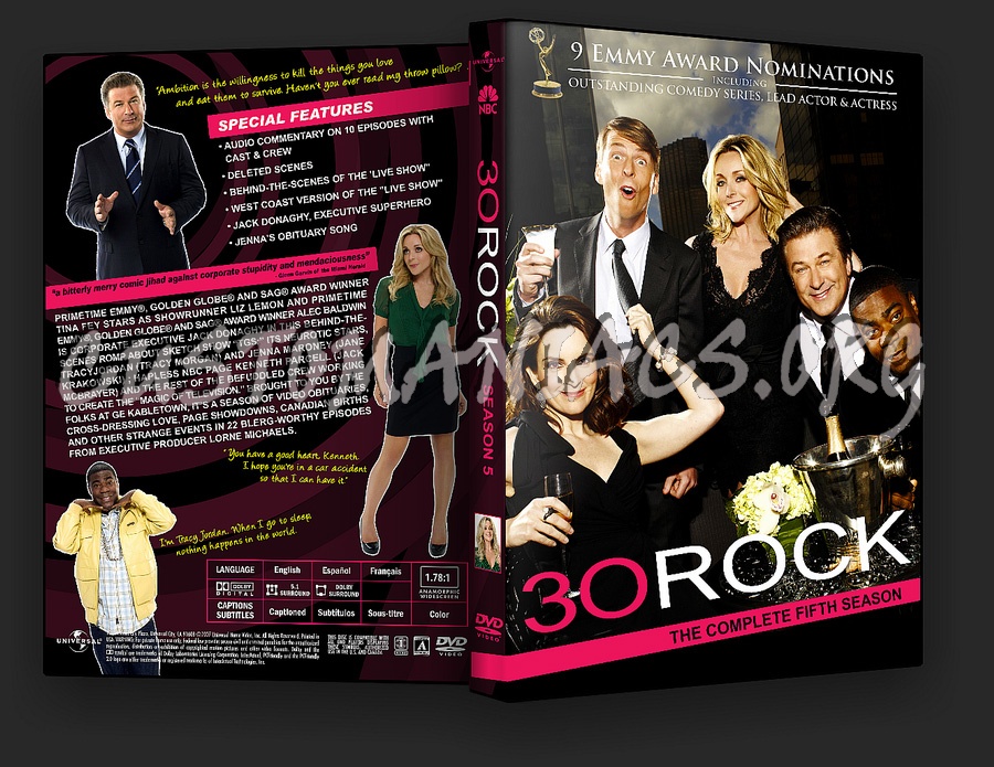 30 Rock Season 5 dvd cover