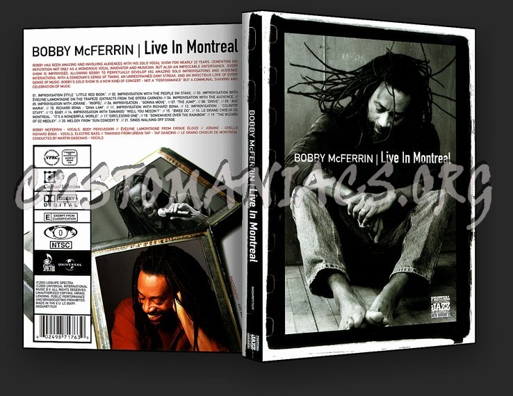 Bobby McFerrin - Live In Montreal dvd cover